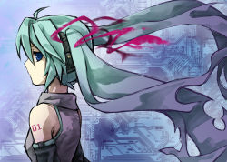 Rule 34 | aisora, bad id, bad pixiv id, blue eyes, green hair, hatsune miku, solo, tagme, twintails, vocaloid