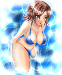 Rule 34 | 1041 (toshikazu), bikini, breasts, kazama asuka, large breasts, namco, solo, swimsuit, tekken, water, wet