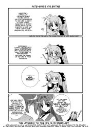 Rule 34 | 00s, 3girls, 4koma, amy limietta, comic, facial mark, fate testarossa, forehead mark, greyscale, hair intakes, hard-translated, lindy harlaown, lyrical nanoha, mahou shoujo lyrical nanoha, mahou shoujo lyrical nanoha a&#039;s, mikage takashi, monochrome, multiple girls, ponytail, third-party edit, translated, twintails