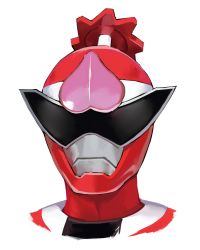 Rule 34 | 1boy, absurdres, avataro sentai donbrothers, donmomotarou, head only, helmet, highres, looking at viewer, male focus, portrait, solo, somechime (sometime1209), super sentai, tokusatsu, visor, white background