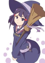 Rule 34 | avery (little witch academia), broom, hat, highres, little witch academia, tagme, trigger (company), witch hat