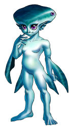 Rule 34 | 1girl, absurdres, breasts, child, extra eyes, fish girl, highres, monster girl, nintendo, no nipples, no pussy, official art, princess ruto, purple eyes, small breasts, the legend of zelda, the legend of zelda: ocarina of time, aged down, zora