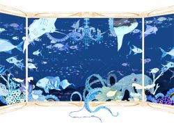 Rule 34 | fish, manta ray, minoru (pulse20), no humans, octopus, original, sunfish, underwater