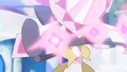 Rule 34 | 10s, animated, animated gif, battle, creatures (company), diancie, gallade, game freak, gen 4 pokemon, gen 6 pokemon, legendary pokemon, lowres, mega diancie, mega gallade, mega pokemon, mythical pokemon, nintendo, no humans, pokemon, pokemon (creature), pokemon oras