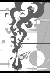 Rule 34 | 1girl, abstract, abstract background, bare shoulders, closed eyes, collared shirt, cowboy shot, detached sleeves, floating hair, from side, greyscale, hair ornament, hatsune miku, headphones, highres, letterboxed, long hair, long sleeves, lyrics, miku day, miniskirt, monochrome, necktie, pleated skirt, profile, riima, shirt, skirt, sleeveless, sleeveless shirt, solo, standing, subtitled, translated, twintails, unknown mother goose (vocaloid), very long hair, vocaloid