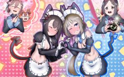 Rule 34 | + +, 6+girls, :d, ^ ^, aces8492unsung, ahoge, animal ears, black gloves, black hair, blazer, blonde hair, blue bow, blush, bow, breasts, brown hair, camera, cardigan, cat ears, cat tail, clenched teeth, closed eyes, closed mouth, collared shirt, commentary request, detached sleeves, doi tamako, drooling, elbow gloves, embarrassed, closed eyes, furrowed brow, gloves, groin, hair between eyes, hairband, heart, heart background, heart hands, heart in mouth, highres, holding, holding camera, iyojima anzu, jacket, koori chikage, laughing, lens flare, long hair, looking at viewer, maid headdress, medium breasts, motion lines, multiple girls, navel, nogi wakaba, nogi wakaba wa yuusha de aru, nose blush, open mouth, outline, own hands together, parted lips, pointing, ponytail, puffy short sleeves, puffy sleeves, purple eyes, purple outline, red bow, red hair, saliva, school uniform, shirt, short sleeves, smile, sparkle, tail, tail bow, tail ornament, takashima yuuna, teeth, trembling, uesato hinata, v-shaped eyebrows, very long hair, wavy mouth, white gloves, white outline, white shirt, wing collar, yellow outline, yuusha de aru, | |