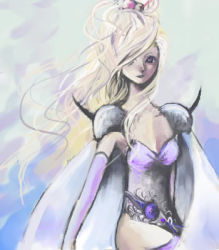 Rule 34 | 1990s (style), blonde hair, final fantasy, final fantasy iv, lowres, ponytail, retro artstyle, rosa farrell, solo