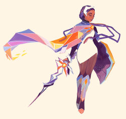 Rule 34 | 1girl, artist name, boots, breasts, cape, closed mouth, commentary, dark-skinned female, dark skin, dress, english commentary, closed eyes, geneva bowers, dreadlocks, holding, holding shield, holding sword, holding weapon, long hair, original, purple hair, shield, simple background, solo, sword, tiara, very long hair, watermark, weapon, white dress