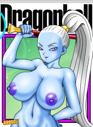 Rule 34 | 1girl, aaron broscli, breasts, cleavage, dragon ball, dragon ball super, highres, huge breasts, large breasts, sex, vados (dragon ball)