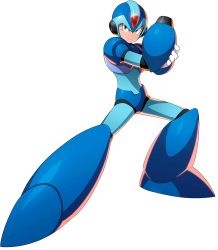 Rule 34 | 1boy, android, arm cannon, capcom, full body, green eyes, helmet, highres, holding own arm, looking at viewer, male focus, mega man (series), x (mega man), mega man x (series), mega man x dive, mizuno keisuke, official art, serious, solo, transparent background, weapon