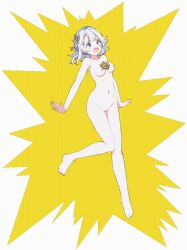 Rule 34 | 1girl, animated, animated gif, blue eyes, bow, breasts, coat, donelectric don, dress, electrocution, epilepsy warning, hair ornament, highres, medium breasts, nude, one eye closed, open mouth, ryona, shironeko project, short dress, short hair, skeleton, solo, teardrop, tears, thighhighs, tina (shironeko project), white hair, x-ray