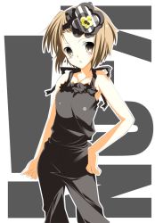 Rule 34 | 00s, 1girl, brown eyes, brown hair, don&#039;t say &quot;lazy&quot;, female focus, frills, k-on!, short hair, solo, souyoku, tainaka ritsu