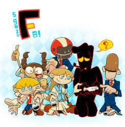 Rule 34 | ashley (knd), blonde hair, blue eyes, brown hair, bruce (knd), cartoon network, codename: kids next door, david (knd), delightful children from down the lane, family, father (knd), father and daughter, father and son, helmet, lenny (knd), nintendo wii, ogie (knd), short twintails, siblings, t k g, twintails