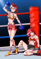 Rule 34 | 2girls, boxing, catfight, defeat, multiple girls, santos, tagme, unconscious