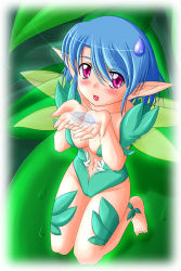 Rule 34 | blue hair, blush, cameltoe, character request, fairy, nekomanma (byougatei), solo, source request
