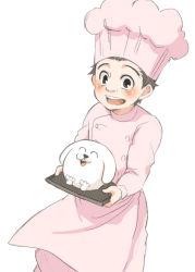 Rule 34 | 10s, black hair, chef, hat, komatsu (toriko), smile, toriko (series)