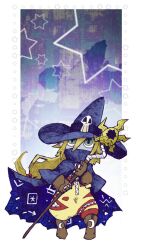 Rule 34 | digimon, digimon (creature), gloves, hat, highres, skull, wizard, wizard hat, wizarmon