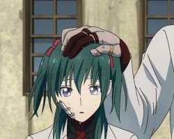 Rule 34 | 1girl, animated, animated gif, d.gray-man, hand on another&#039;s head, lenalee lee, solo focus, tagme