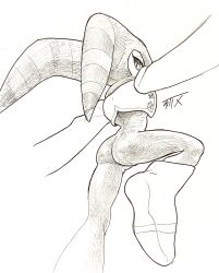 Rule 34 | 1other, ass, gechotaris, highres, monochrome, nights (character), nights into dreams, sega