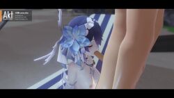 Rule 34 | 1boy, 1girl, 3d, akt, animated, beach, beach chair, blue eyes, blue hair, blush, breasts, chair, coconut tree, collar, cum, cum in mouth, ejaculation, fellatio, footjob, gloves, hair ornament, honkai (series), honkai impact 3rd, licking, medium breasts, nipples, no panties, oral, palm tree, penis, pussy, seele vollerei, seele vollerei (herrscher of rebirth), sex, short hair, sitting, sitting on person, sound, tagme, tattoo, tree, uncensored, vaginal, video, white gloves