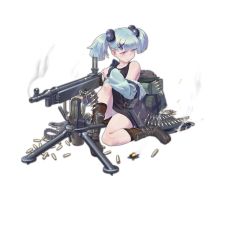 Rule 34 | 1girl, ammunition, ammunition belt, backpack, bag, baggy clothes, belt-fed, black footwear, blue coat, blue eyes, blue hair, boots, breasts, brown socks, bullet, closed mouth, coat, combat knife, damaged, frown, full body, girls&#039; frontline, gun, hair bobbles, hair ornament, heavy machine gun, holding, holding gun, holding weapon, holster, knife, load bearing equipment, looking away, m1895 cb (girls&#039; frontline), m1895 colt-browning, machine gun, off shoulder, official art, open clothes, open coat, pouch, purple eyes, short hair, sidelocks, sitting, socks, solo, torn clothes, transparent background, trench coat, twintails, walking, weapon, x hair ornament