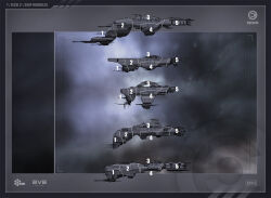 Rule 34 | advanced ship (eve online), border, caldari state (eve online), commentary, company name, concept art, copyright name, cruiser (eve online), emblem, eve online, georg hilmarsson, grey border, grey theme, logo, military vehicle, nebula, no humans, official art, outdoors, science fiction, space, spacecraft, strategic cruiser (eve online), tech 3 ship (eve online), vehicle focus