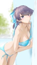 1girl bikini highres komi-san_wa_komyushou_desu komi_shouko solo swimsuit tagme