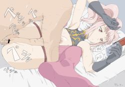 Rule 34 | 00s, 1boy, 1girl, anya alstreim, arm up, armpits, bad id, bad pixiv id, bar censor, bare shoulders, bed, black gloves, bored, bottomless, breasts, cellphone, censored, clothed sex, clothes lift, code geass, cum, cum in pussy, elbow gloves, emotionless sex, expressionless, feet, foreshortening, gloves, hair up, hetero, holding, holding phone, indoors, jaga note, knees to chest, legs, looking away, lying, missionary, multitasking, navel, nipples, no bra, no panties, on back, on bed, penis, phone, pink hair, pink thighhighs, pussy, red eyes, sex, shirt lift, short hair, sleeveless, small breasts, solo focus, spread legs, sweat, thighhighs, turtleneck, vaginal, wet