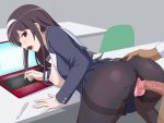 Rule 34 | 1boy, 1girl, akinoya, all fours, animated, arm support, ass, ass grab, bent over, black hair, black pantyhose, blue skirt, blush, bouncing breasts, breasts, breasts out, censored, chair, clothed female nude male, clothed sex, collarbone, computer, desk, doggystyle, erection, from behind, grabbing another&#039;s ass, groping, hairband, hetero, huge filesize, indoors, invisible penis, kasumigaoka utaha, laptop, large breasts, long hair, long sleeves, looking back, mosaic censoring, nipples, nude, open mouth, pantyhose, pen, penis, pleated skirt, pussy, pussy juice, red eyes, saenai heroine no sodatekata, school uniform, sex, sex from behind, skirt, solo focus, thighband pantyhose, thighs, torn clothes, torn legwear, ugoira, vaginal, video, zooming in
