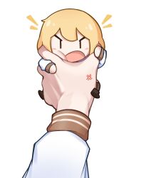Rule 34 | 2girls, blonde hair, blush stickers, chibi, commentary, english commentary, highres, hololive, hololive english, long sleeves, meme, moon ldl, multiple girls, open mouth, pov, pov cheek grabbing (meme), shirt, short hair, simple background, sleeve cuffs, smol ame, v-shaped eyebrows, virtual youtuber, watson amelia, white background, white shirt, | |