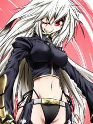 Rule 34 | ahoge, belt, gloves, m.u.g.e.n, midriff, navel, red eyes, snk, sula, the king of fighters, white hair