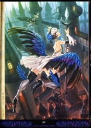 Rule 34 | absurdres, armor, artbook, concept art, gwendolyn (odin sphere), highres, odin sphere, official art, pteruges, tagme, vanillaware