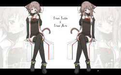 Rule 34 | 00s, animal ears, cat ears, cat tail, character name, liese aria, liese lotte, lyrical nanoha, mahou shoujo lyrical nanoha, mahou shoujo lyrical nanoha a&#039;s, sitting, tail, wadatsumi garland