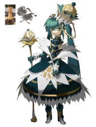 Rule 34 | 1girl, absurdres, aqua dress, aqua eyes, aqua gloves, aqua hair, blonde hair, boots, cape, capelet, chess piece, chessboard, commentary, crown, dress, elbow gloves, english commentary, full body, gloves, gold trim, grey hair, hair between eyes, hatsune miku, highres, light frown, long hair, looking at viewer, multicolored clothes, multicolored dress, multicolored eyes, multicolored footwear, multicolored hair, photo inset, queen (chess), reference inset, short hair, sidelocks, simple background, staff, swept bangs, teeth, topdylan, triangle mouth, twintails, upper teeth only, very long hair, vocaloid, walking, white background, white dress, white eyes, white footwear, yellow eyes, yellow footwear