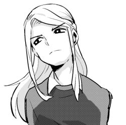 Rule 34 | androgynous, bad id, bad pixiv id, character request, dithering, gender request, greyscale, inazuma eleven (game), inazuma eleven (series), level-5, long hair, lowres, monochrome, monoka, motojima hakka, simple background, solo, white background