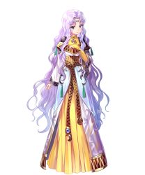 Rule 34 | 1girl, blue eyes, bracelet, chachie, circlet, closed mouth, dress, fire emblem, fire emblem: thracia 776, fire emblem heroes, full body, hand up, highres, jewelry, long dress, long hair, long sleeves, looking at viewer, nintendo, official art, parted bangs, pink hair, sara (fire emblem), solo, transparent background, very long hair, wide sleeves