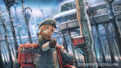 Rule 34 | 10s, 1girl, 2013, bird, blonde hair, blue eyes, breath, coat, elf, happy new year, hat, highres, holding, japanese postal mark, kaito (k4itoh), letter, mailbox, mittens, motor vehicle, motorcycle, new year, night, night sky, open mouth, original, pointy ears, scarf, short hair, sky, snow, solo, star (sky), treehouse, vehicle, wallpaper