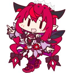 Rule 34 | 1girl, :d, aka shiba, brooch, chibi, crystal wings, demon horns, detached sleeves, dress, flat color, frilled dress, frills, full body, halo, hand up, hololive, hololive english, horns, irys (hololive), irys (irys 2.0) (hololive), jewelry, long hair, multicolored hair, official art, open mouth, pointing, pointing to the side, pointy ears, purple hair, purple thighhighs, red footwear, red hair, smile, solo, thighhighs, transparent background, two-tone hair, virtual youtuber, wide sleeves, | |