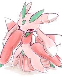 Rule 34 | furry, kaceuth, lurantis, no humans, pokemon, red eyes, solo