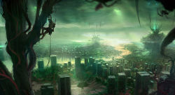 Rule 34 | androgynous, blurry, bug, building, city, cityscape, climbing, cloud, cloudy sky, depth of field, forest, gary tonge, gender request, gun, in tree, landscape, light rays, nature, original, overgrown, plant, post-apocalypse, rifle, river, rope, ruins, scenery, science fiction, sky, soldier, solo, spider, sunbeam, sunlight, tree, wallpaper, weapon
