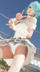 Rule 34 | dead or alive, glasses, highres, nico (doa), short hair, tagme, upskirt, wallpaper