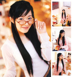 Rule 34 | 1girl, asian, glasses, photo (medium), real life, voice actor, tanaka rie