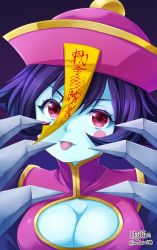 Rule 34 | claws, hat, highres, jiangshi, lei lei, looking at viewer, tongue, tongue out, vampire (game)