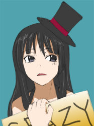 Rule 34 | 00s, 1girl, akiyama mio, don&#039;t say &quot;lazy&quot;, hat, k-on!, kagome (traumatize), mini hat, mini top hat, solo, top hat