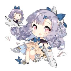 Rule 34 | 2girls, :&gt;, :d, aircraft, airplane, airplane hair ornament, airplane wing, airstrike fairy (girls&#039; frontline), bare shoulders, black dress, black footwear, blue ribbon, blush, blush stickers, bomber, brown dress, chibi, curly hair, dress, fairy (girls&#039; frontline), full body, girls&#039; frontline, hair ornament, hair ribbon, jet engine, long hair, military vehicle, multiple girls, neck ribbon, off-shoulder dress, off shoulder, official art, open mouth, paper airplane, pom pom (clothes), pom pom hair ornament, ribbon, saru, scrunchie, simple background, smile, third-party source, transparent background, white ribbon, white scrunchie, winged footwear, wrist scrunchie, | |