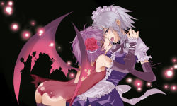 2girls ass bad_id bad_pixiv_id female_focus izayoi_sakuya multiple_girls remilia_scarlet touhou umeiro yuri