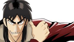 Rule 34 | 1boy, highres, itou kaiji, kaiji, male focus, solo, transparent background, vector trace
