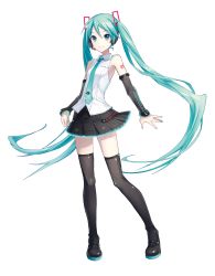 Rule 34 | 1girl, aqua eyes, aqua hair, bare shoulders, boots, breasts, detached sleeves, female focus, full body, hatsune miku, hatsune miku (vocaloid4), headset, highres, ixima, long hair, nail polish, necktie, official art, petite, skirt, small breasts, smile, solo, thigh boots, thighhighs, transparent background, twintails, v4x, very long hair, vocaloid, zettai ryouiki