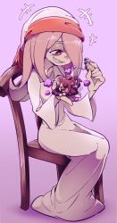 Rule 34 | 10s, 2girls, animal ears, brown hair, dress, hair over one eye, hat, ica tm, kagari atsuko, little witch academia, long hair, mouse ears, multiple girls, open mouth, pale skin, purple hair, red eyes, short hair, simple background, smile, sucy manbavaran, tears, witch