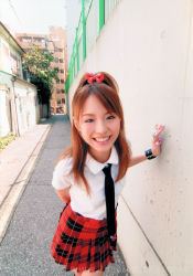 Rule 34 | cosplay, highres, hirano aya, kneehighs, photo (medium), school uniform, serafuku, socks, tagme